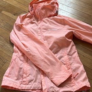 Pink Columbia Rain jacket